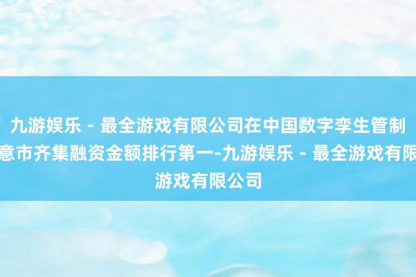 九游娱乐 - 最全游戏有限公司在中国数字孪生管制有蓄意市齐集融资金额排行第一-九游娱乐 - 最全游戏有限公司
