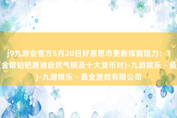 j9九游会官方5月20日好意思市更新撑握阻力：18品种撑握阻力(金银铂钯原油自然气铜及十大货币对)-九游娱乐 - 最全游戏有限公司